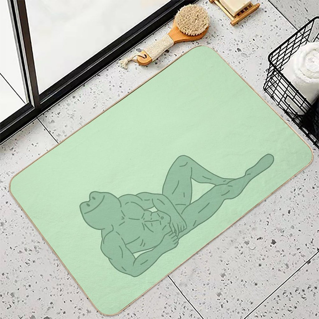 Buff Frog Icon Six, Take A Breather  Toxin-Free Bath Mat