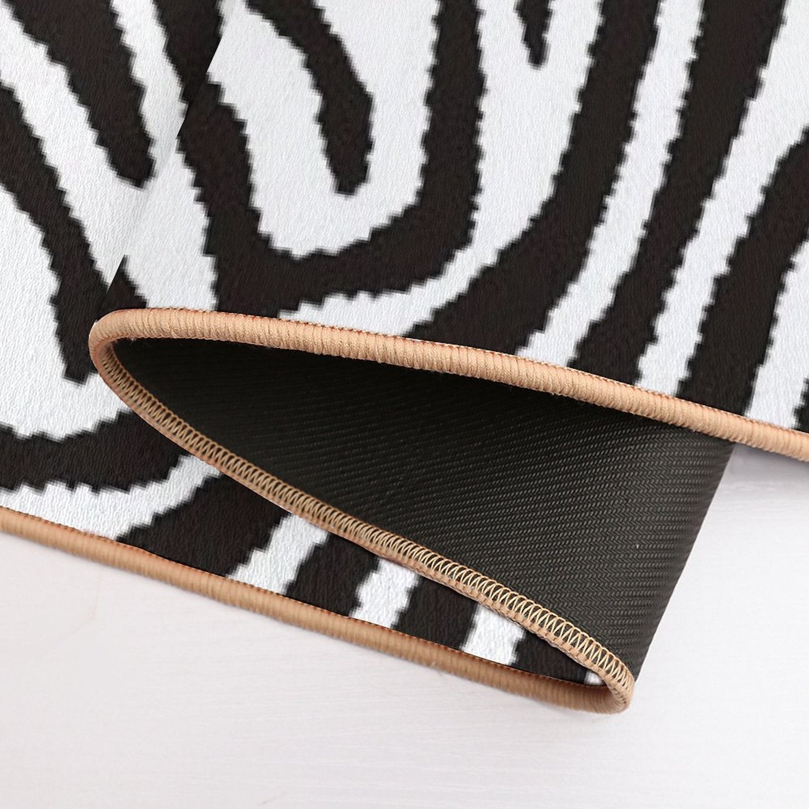 Zebra Pattern  Pet-Safe Bath Mat