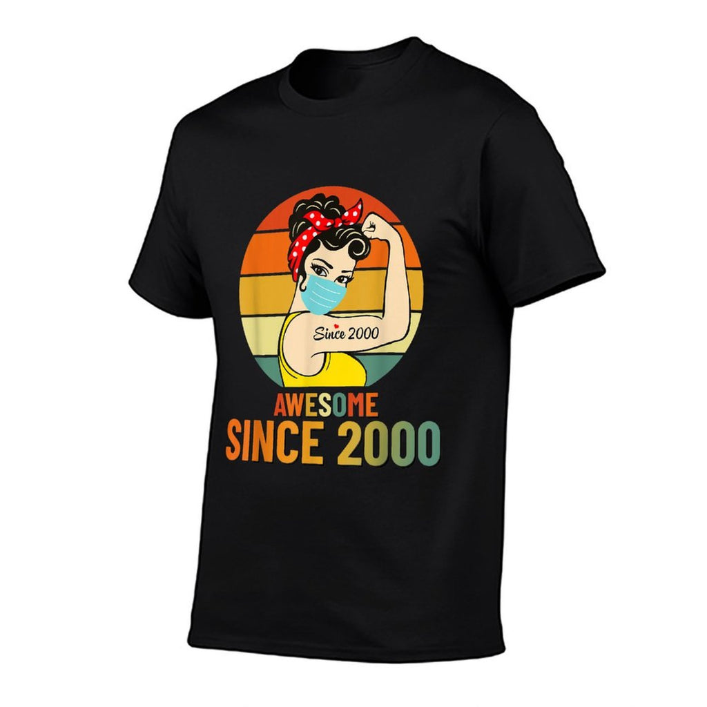 Vintage 2000 Birthday Gift For Women - Funny 21st Birthday  Odor-resistant T-Shirt