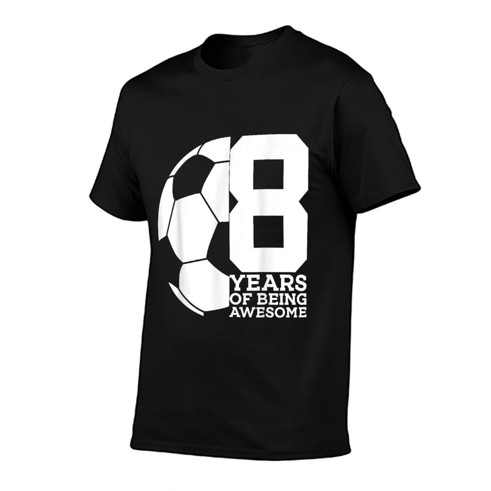 8 YEARS OF BEING AWESOME SOCCER 8TH BIRTHDAY  Vintage-inspired T-Shirt