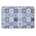 Blue Portuguese Tile  Versatile Bath Mat