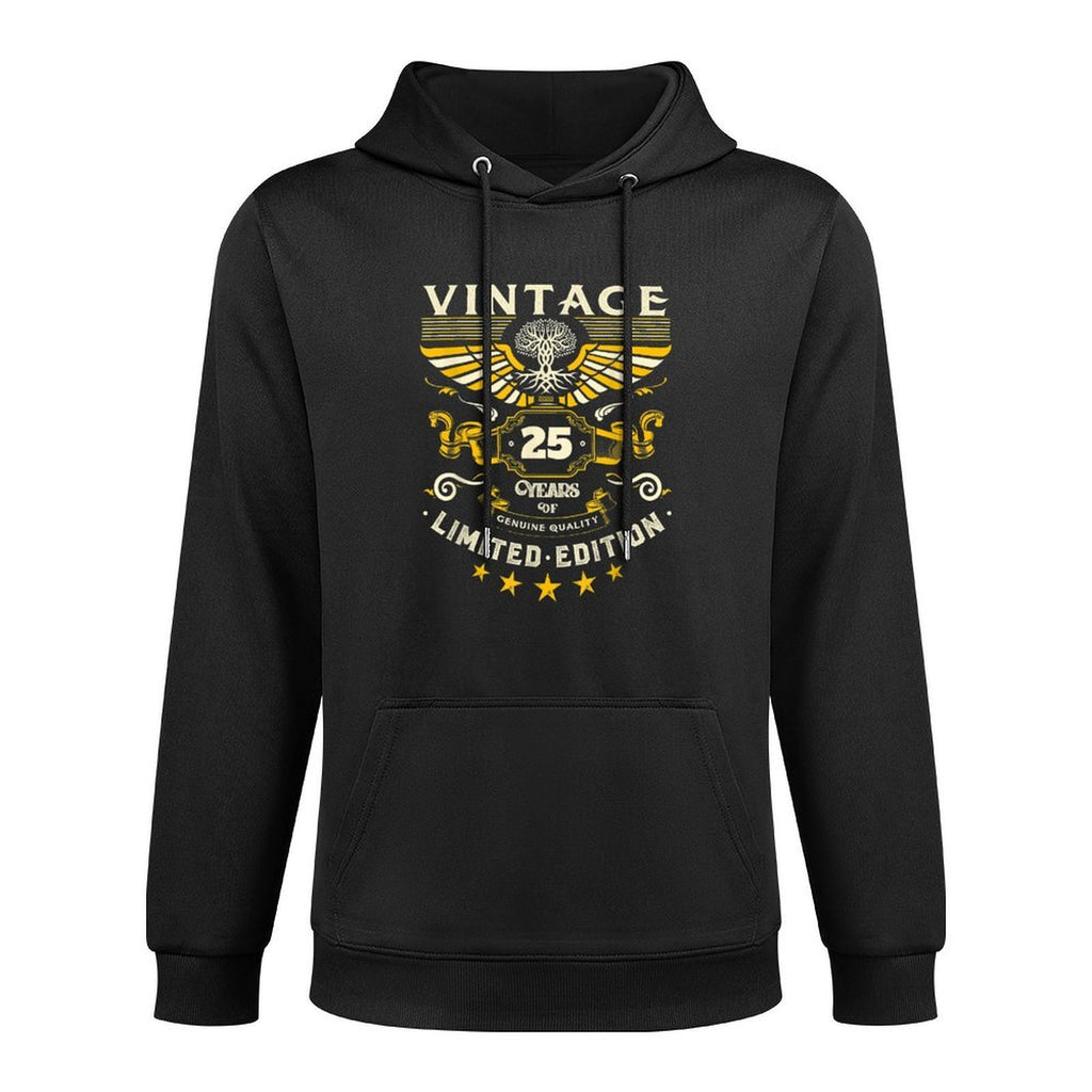 Mens Turning 25 Birthday Decorations for Men 25th Birthday Machine Washable Hoodie