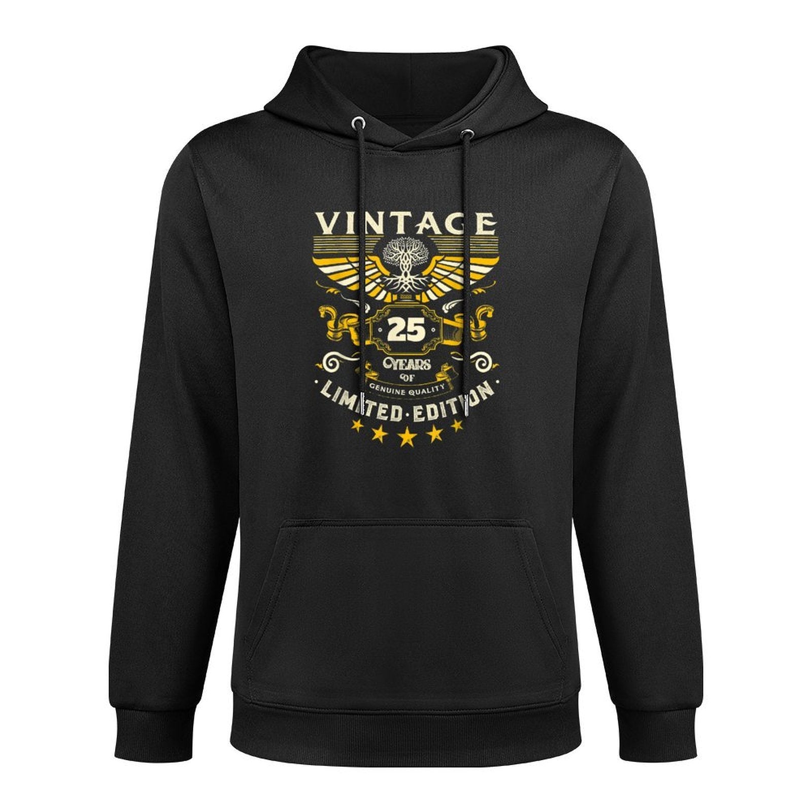 Mens Turning 25 Birthday Decorations for Men 25th Birthday Machine Washable Hoodie