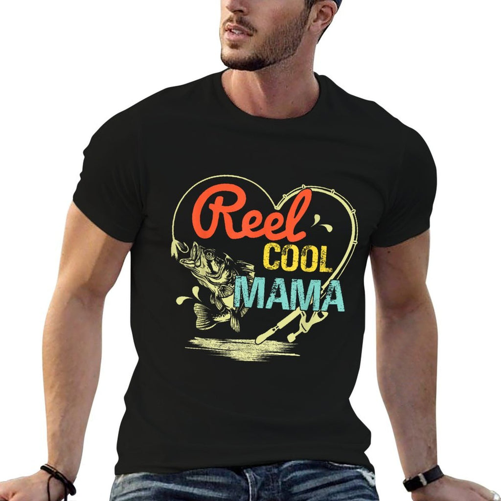 Reel Cool Mama Fishing Mothers Day For Womens  Durable T-Shirt