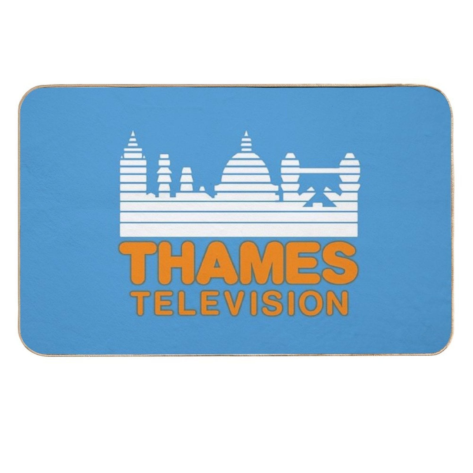 Thames Television Badge Design  High-Traffic Bath Mat