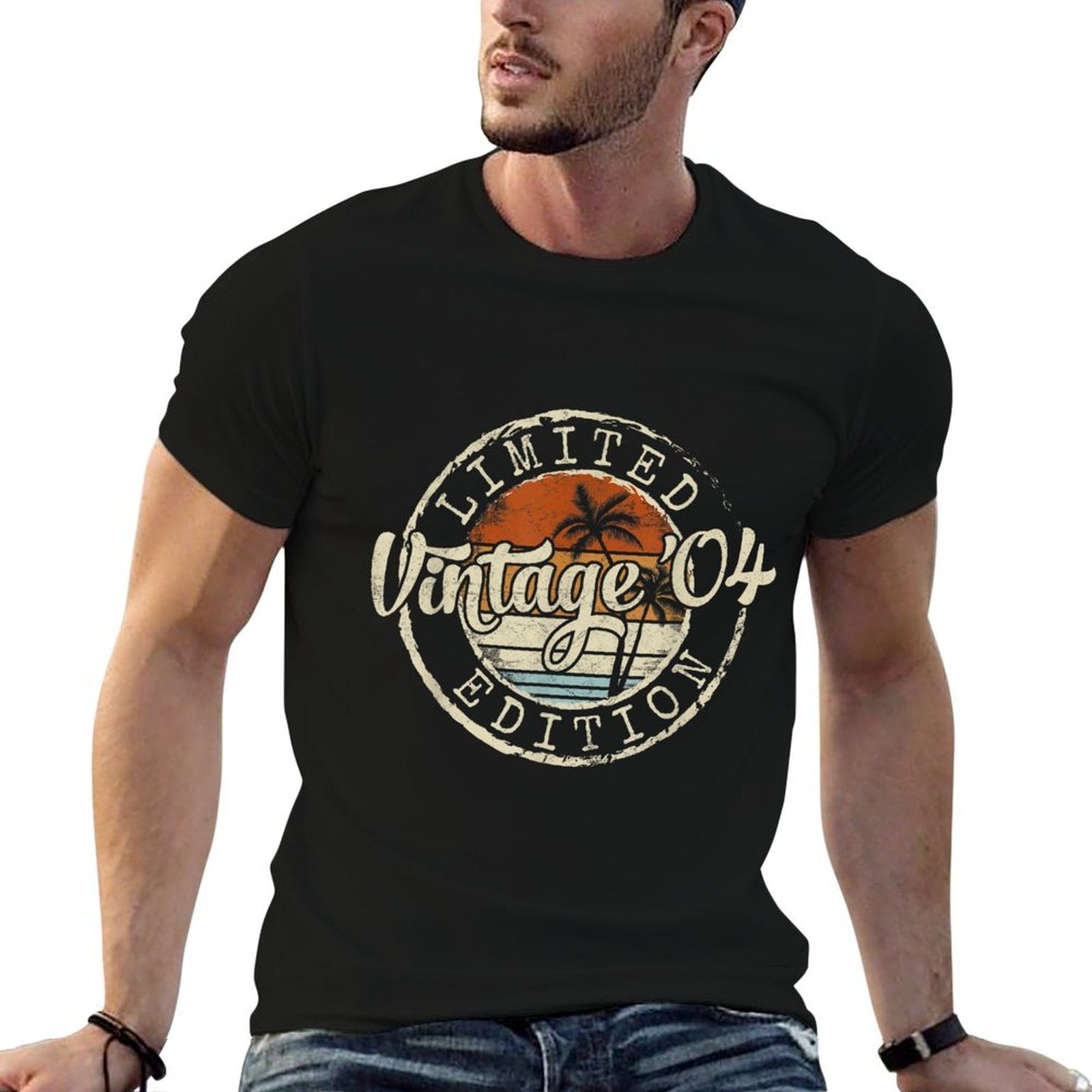 Vintage 2004 21st Birthday Gifts For Men Women 21 Year Old  High-quality Stitching T-Shirt