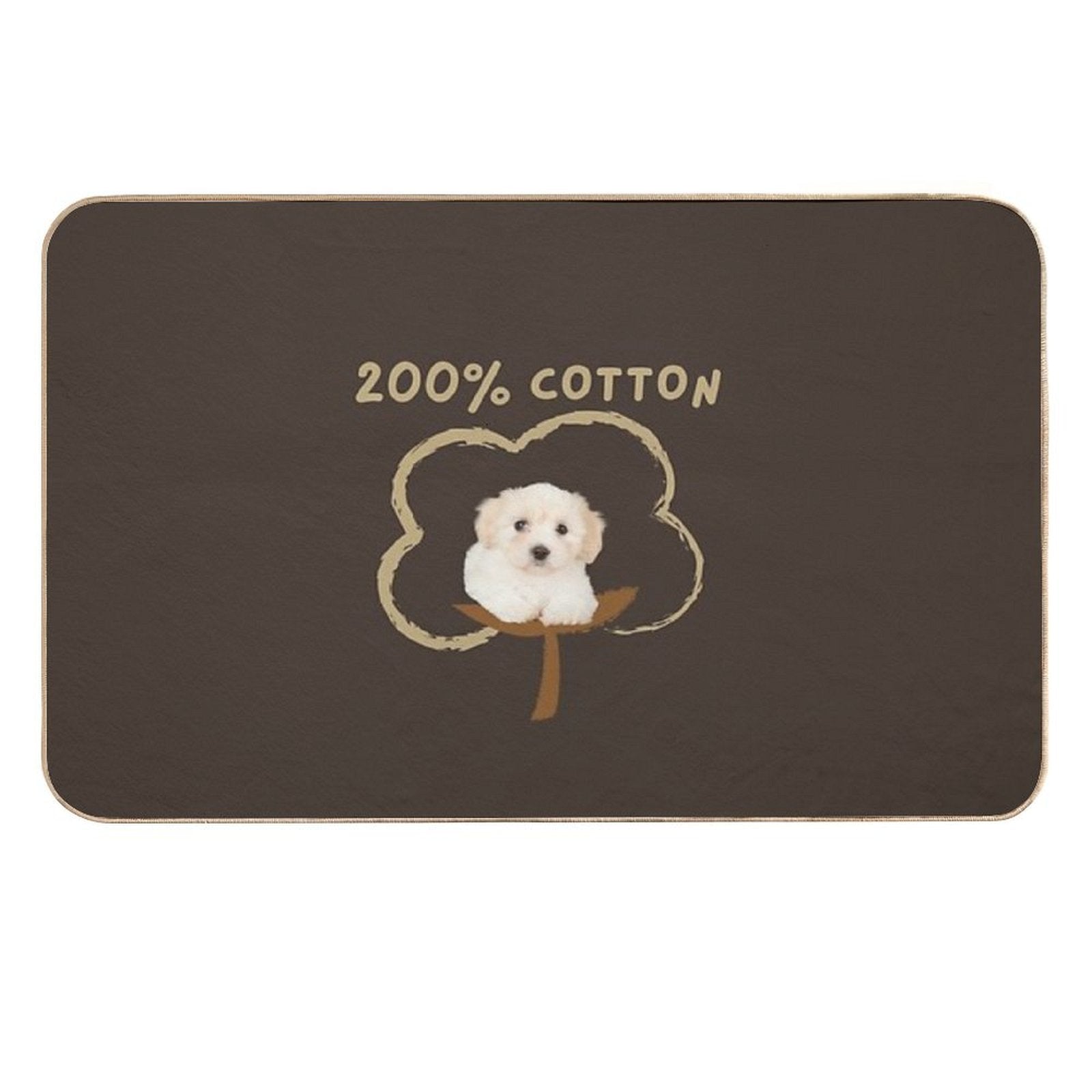 200 Cotton - Cute Funny Gift for Coton De Tulear Owners - Birthday Gift for Mothers Day, Fathers Day, Christmas, Thanksgiving F  Multi-Purpose Bath Mat
