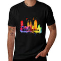 Barcelona, Spain - Souvenir Landscape  Fade-proof Color T-Shirt