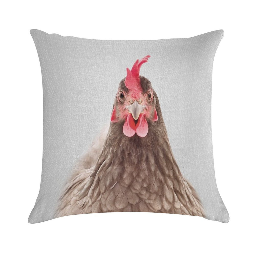 Chicken - Colorful Soft Ultra-Soft Texture Throw Pillow