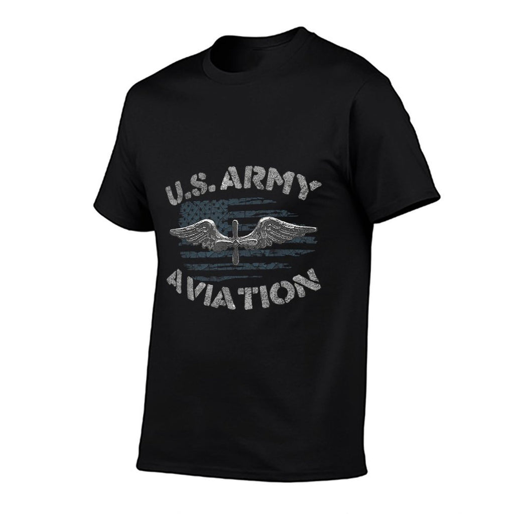 Aircraft Mechanic Flight Instructor Flying Xmas US Army Aviation US Airplanes Pilot, Unisex Adult, Black, Small,, Classic Fit, C  Soft T-Shirt