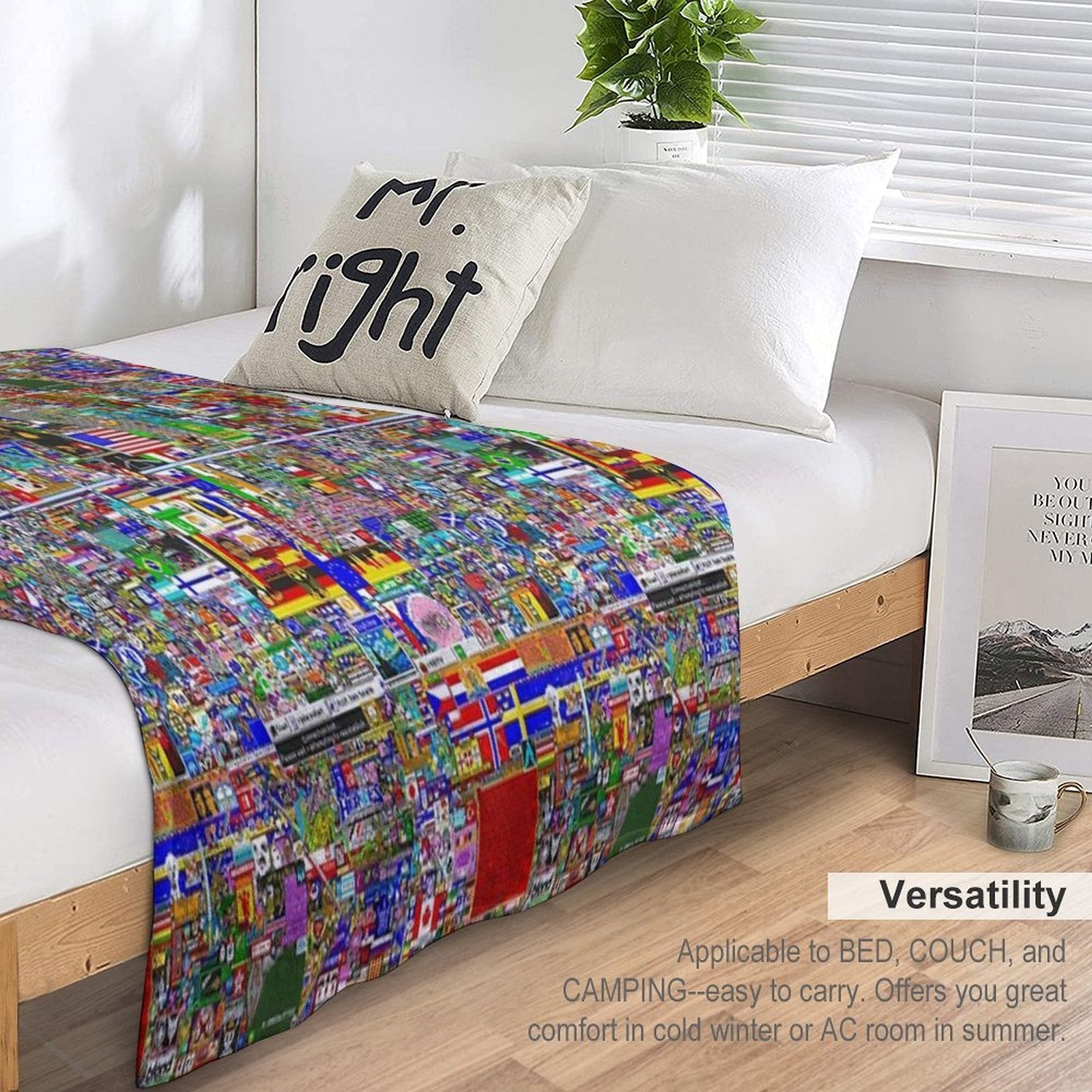 RPlace 2017 - 4000x4000 Durable Throw Blanket