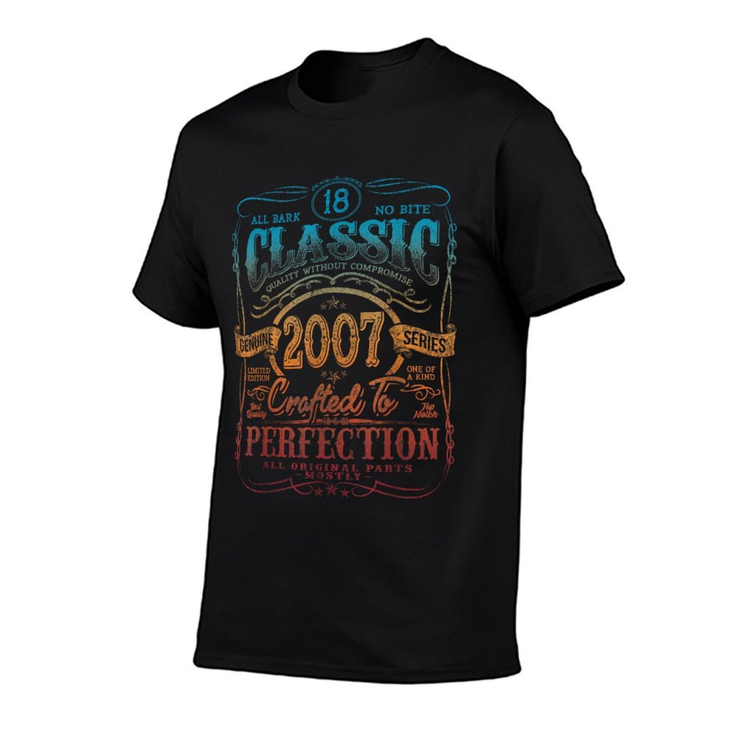 Vintage 2007 Limited Edition 18 Year Old 18th Birthday  Odor-resistant T-Shirt