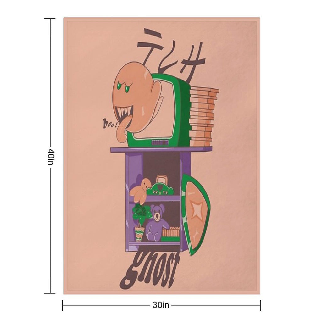 Ghost in The Console All-season Throw Blanket