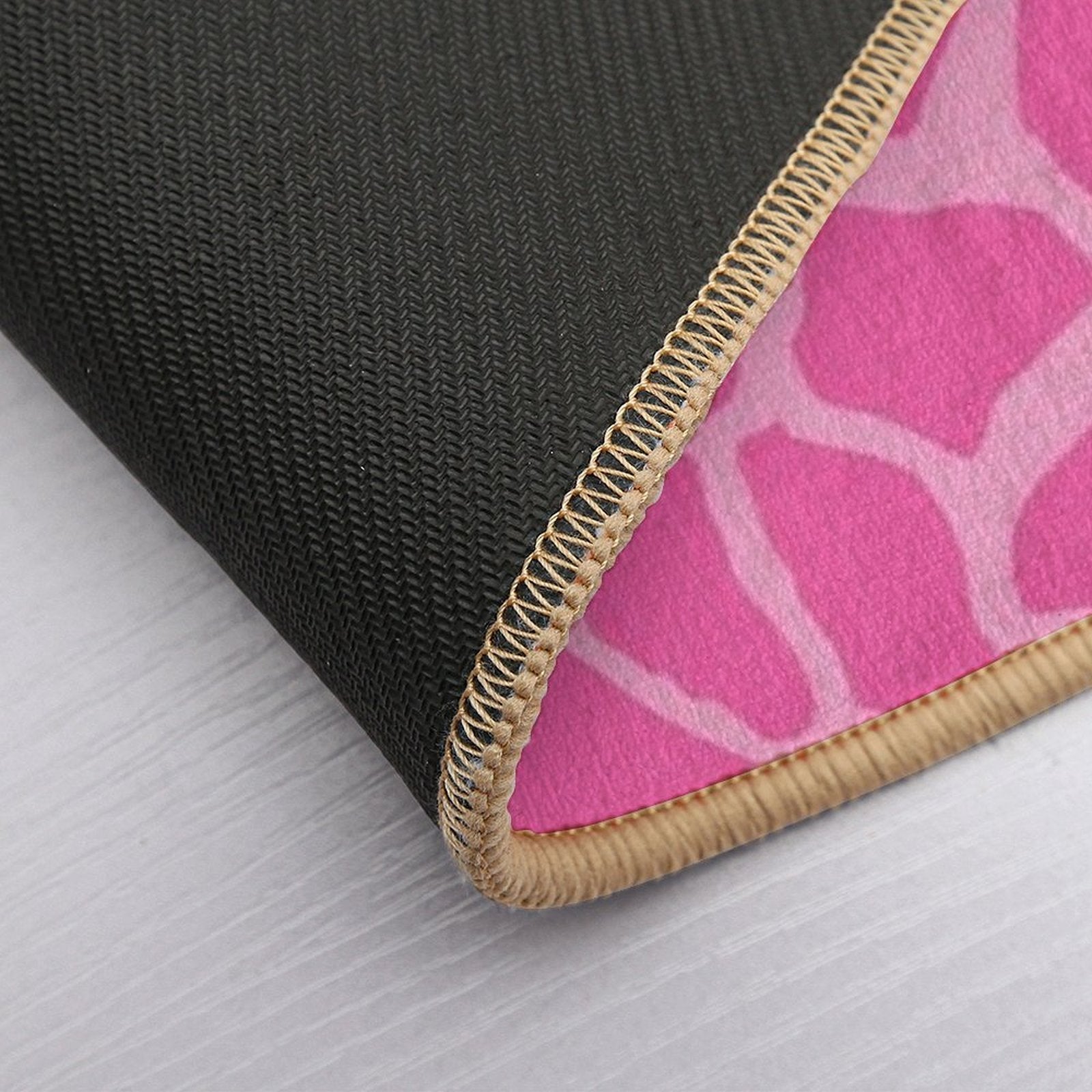 Giraffe Print Hot Pink  Versatile Bath Mat