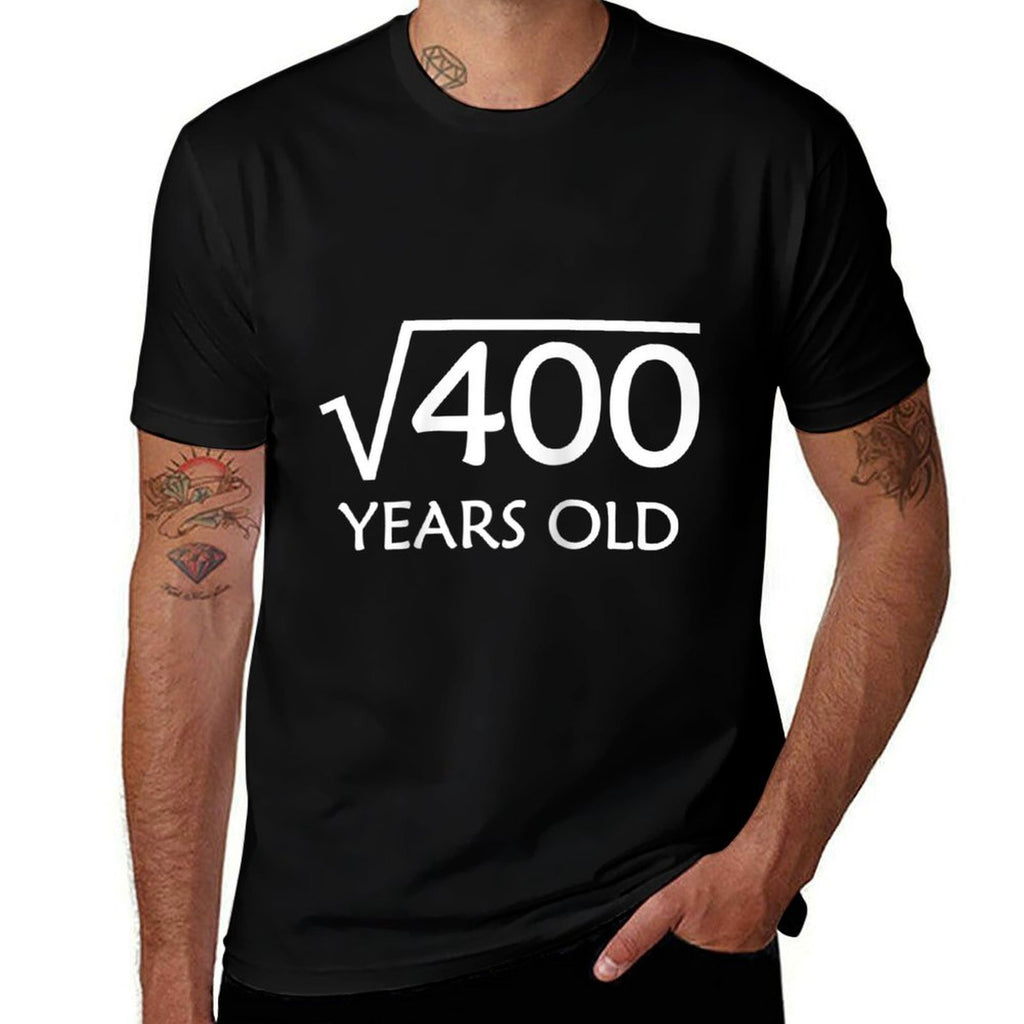 20th Birthday  Square Root of 400 - 20 Years Old Bday Raglan Baseball  Breathable T-Shirt