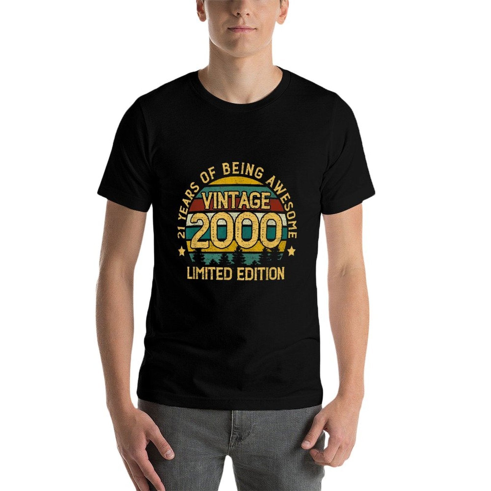 21 Year Old Vintage 2000 Limited Edition 21st Birthday  Durable T-Shirt