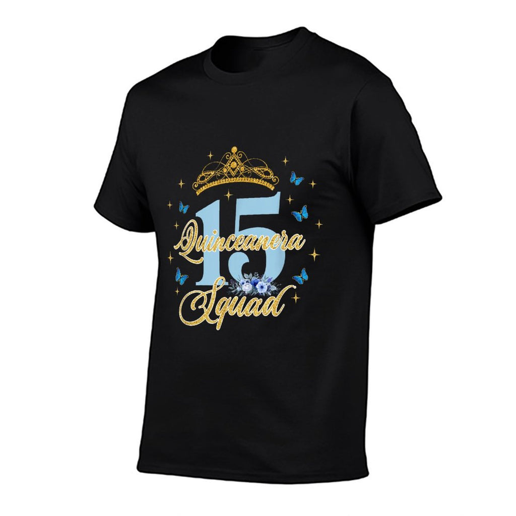 Quinceanera Squad T-shirt Mis Quince Anos 15th Birthday Girl  Soft T-Shirt