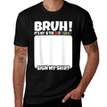 Bruh It's My 6th Birthday Sign My 6 Years Old Birthday  Heathered Texture T-Shirt