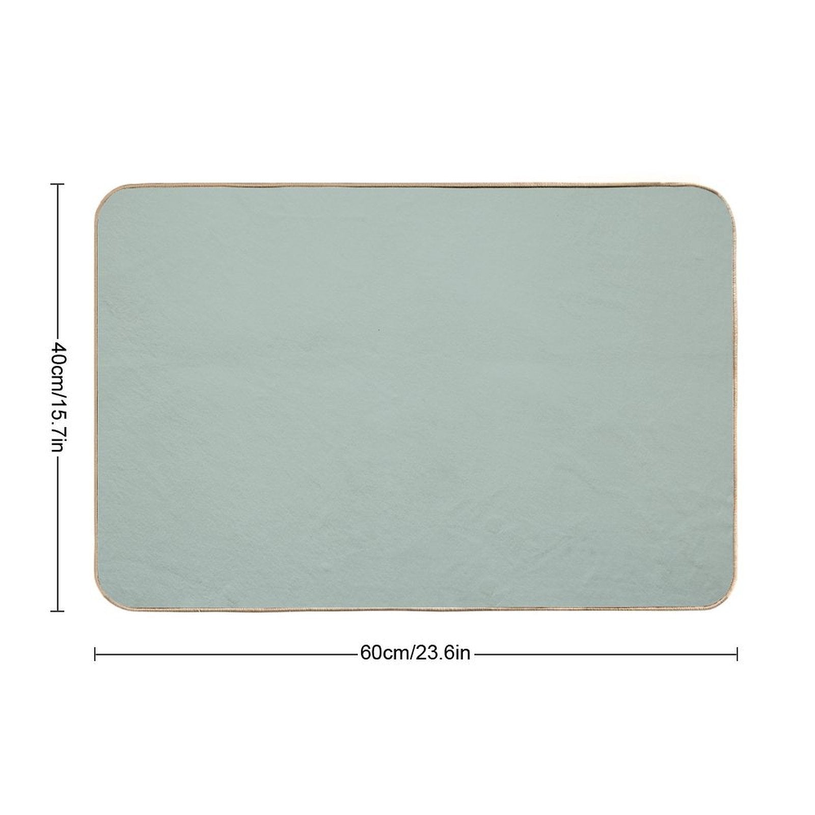 Color Ash  Absorbent Bath Mat