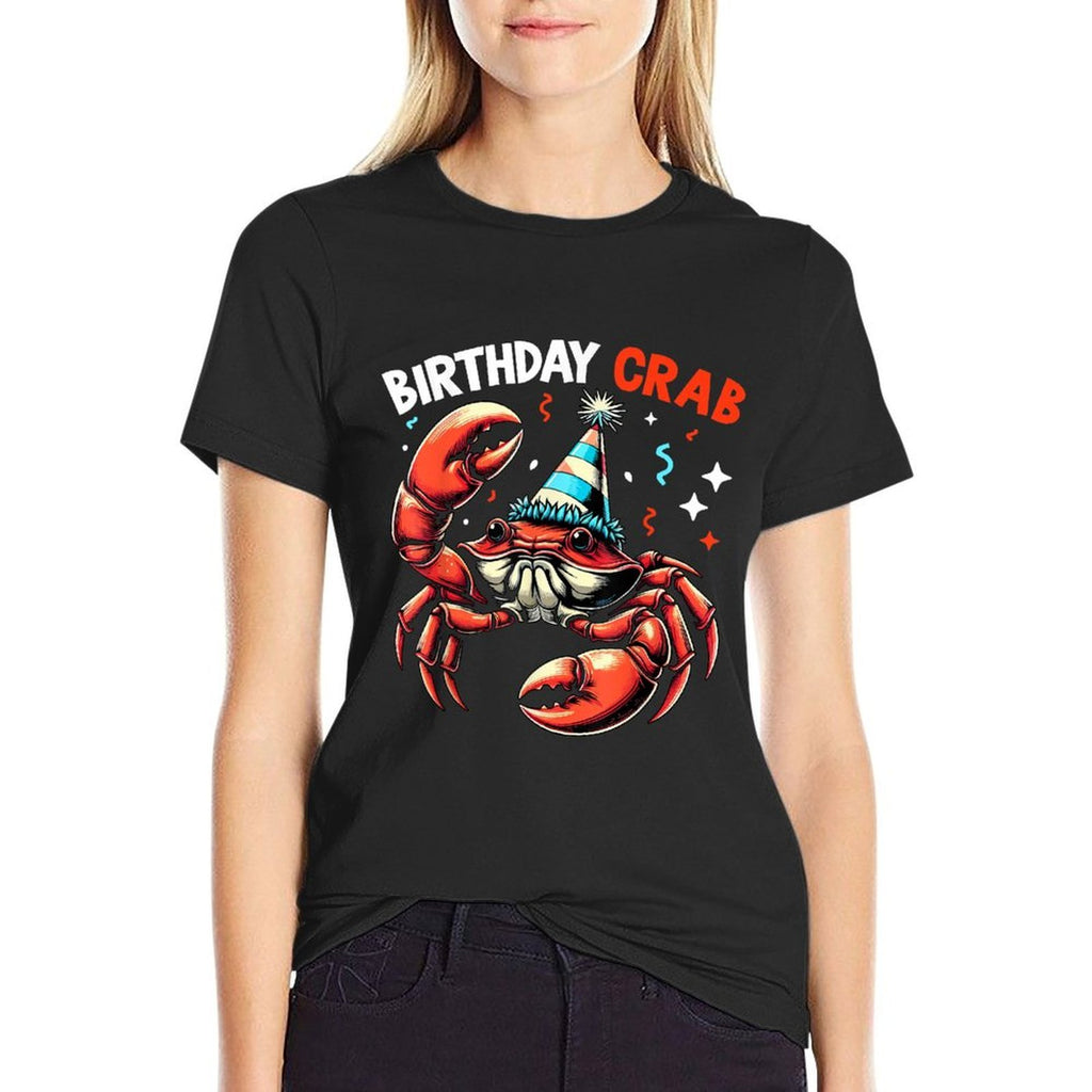 Birthday Crab - Crustacean Animal Lover Beach Seafood  Soft T-Shirt