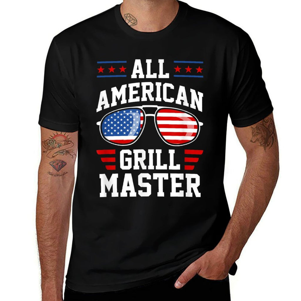 All-American Grill Master USA American Patriotic  Versatile T-Shirt