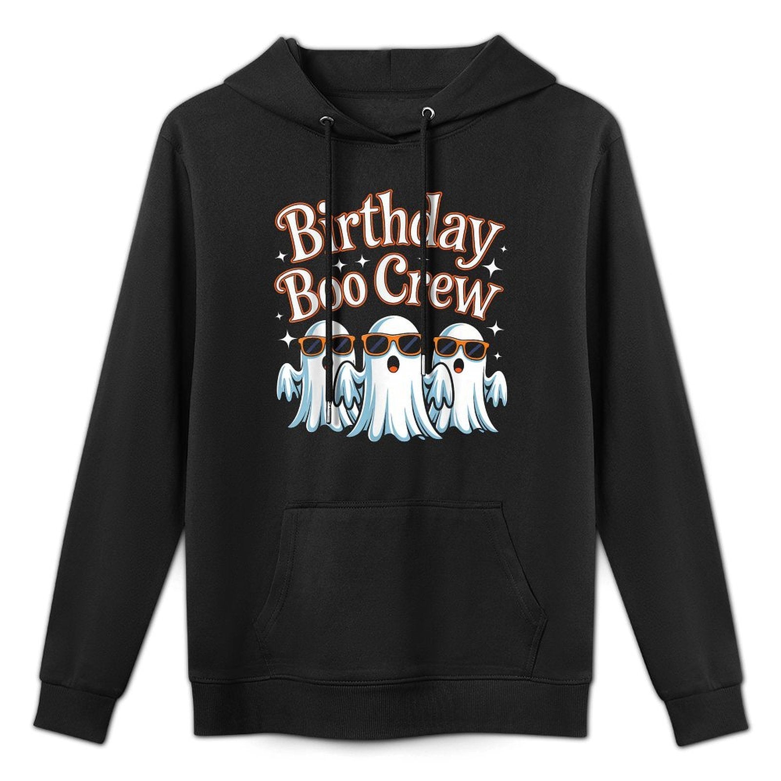 Birthday Boo Crew Matching Halloween Birthday Party Ghosts Layering Staple Hoodie