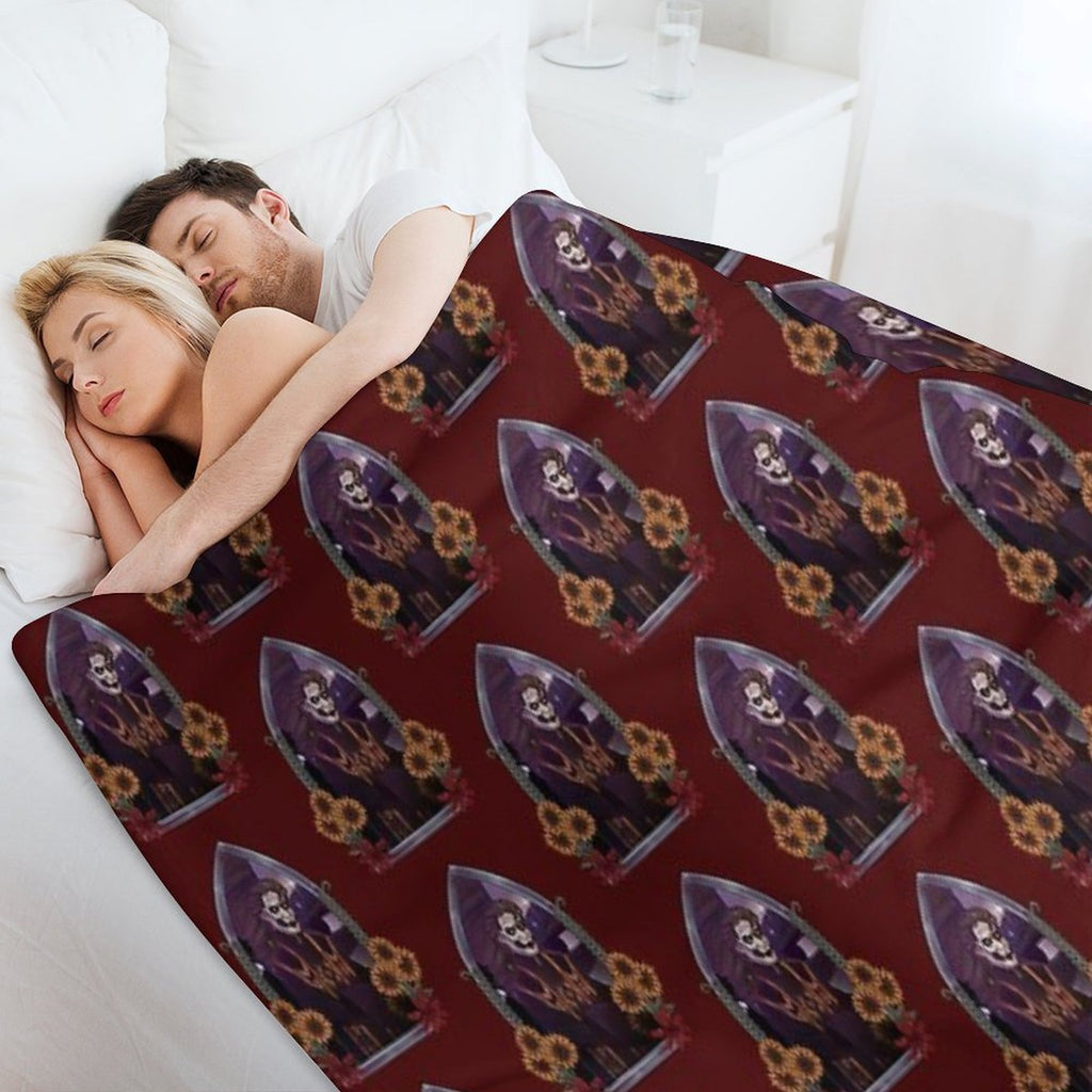 Copia Flowers Robe Window All-season Throw Blanket