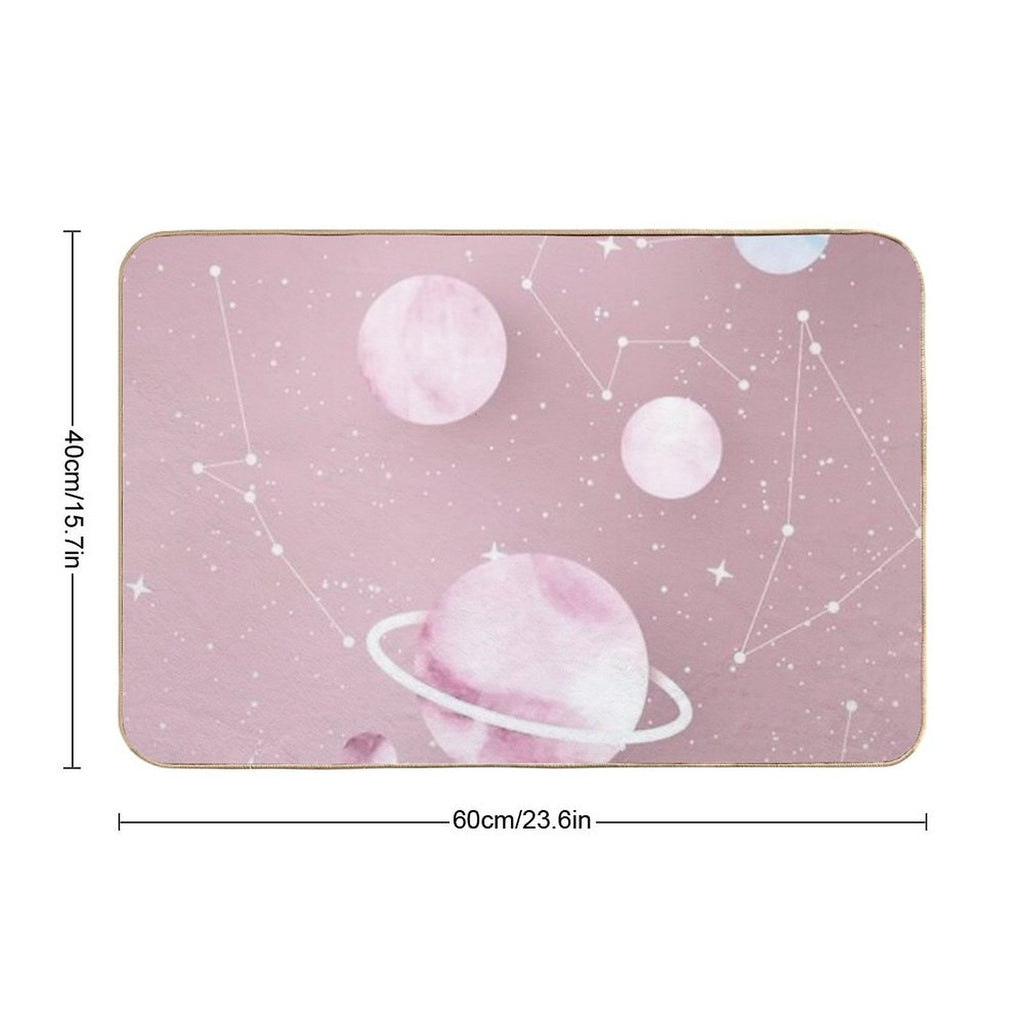 Planets Vsco  Long-Lasting Bath Mat