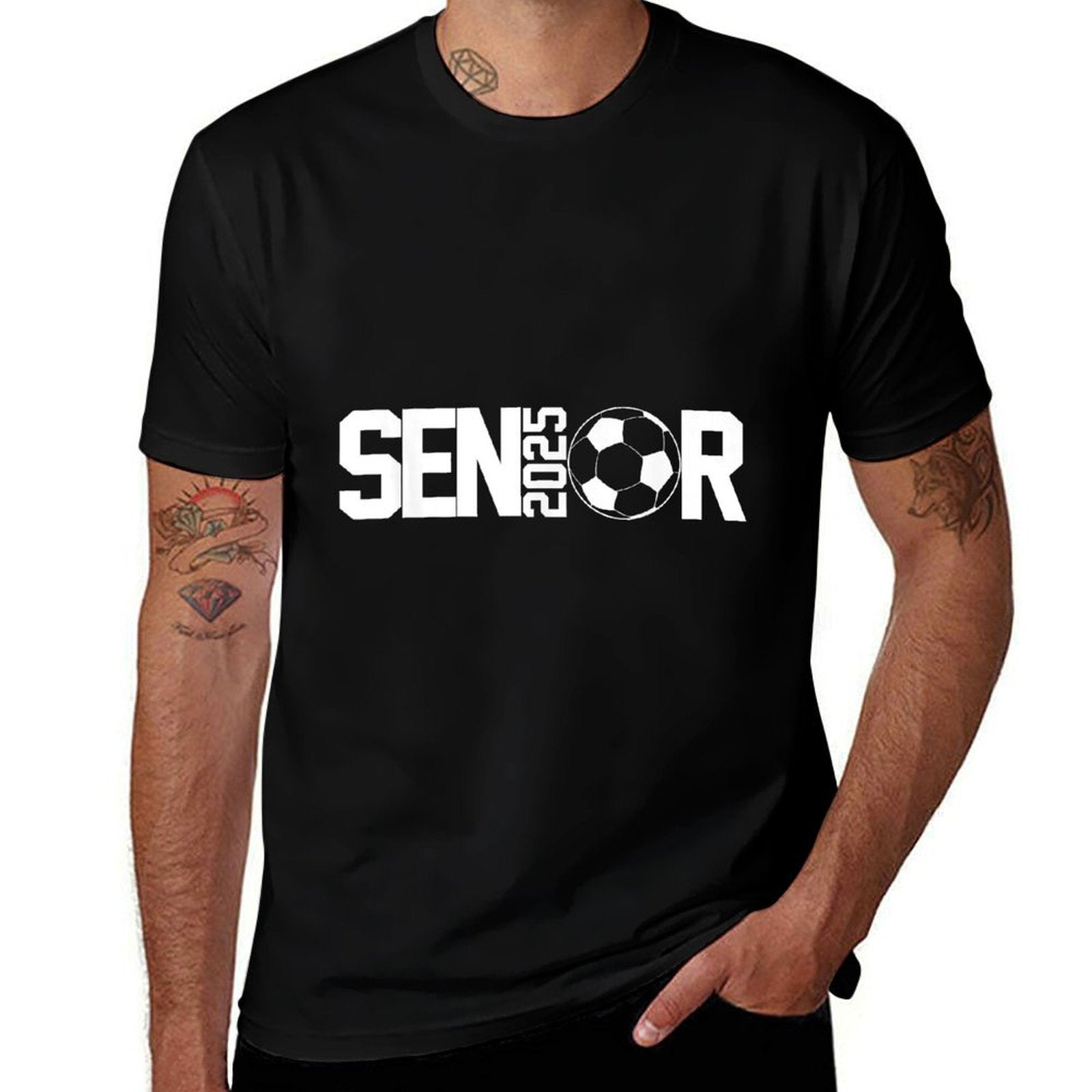 Graduate Class of 2025 Senior Soccer Player Graduation  Classic T-Shirt