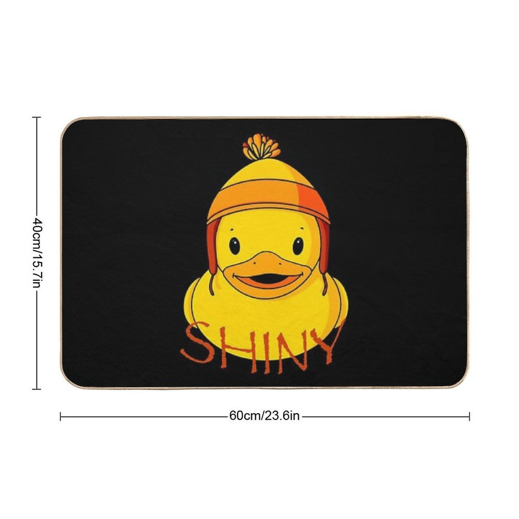 Shiny Rubber Duck  Long-Lasting Bath Mat