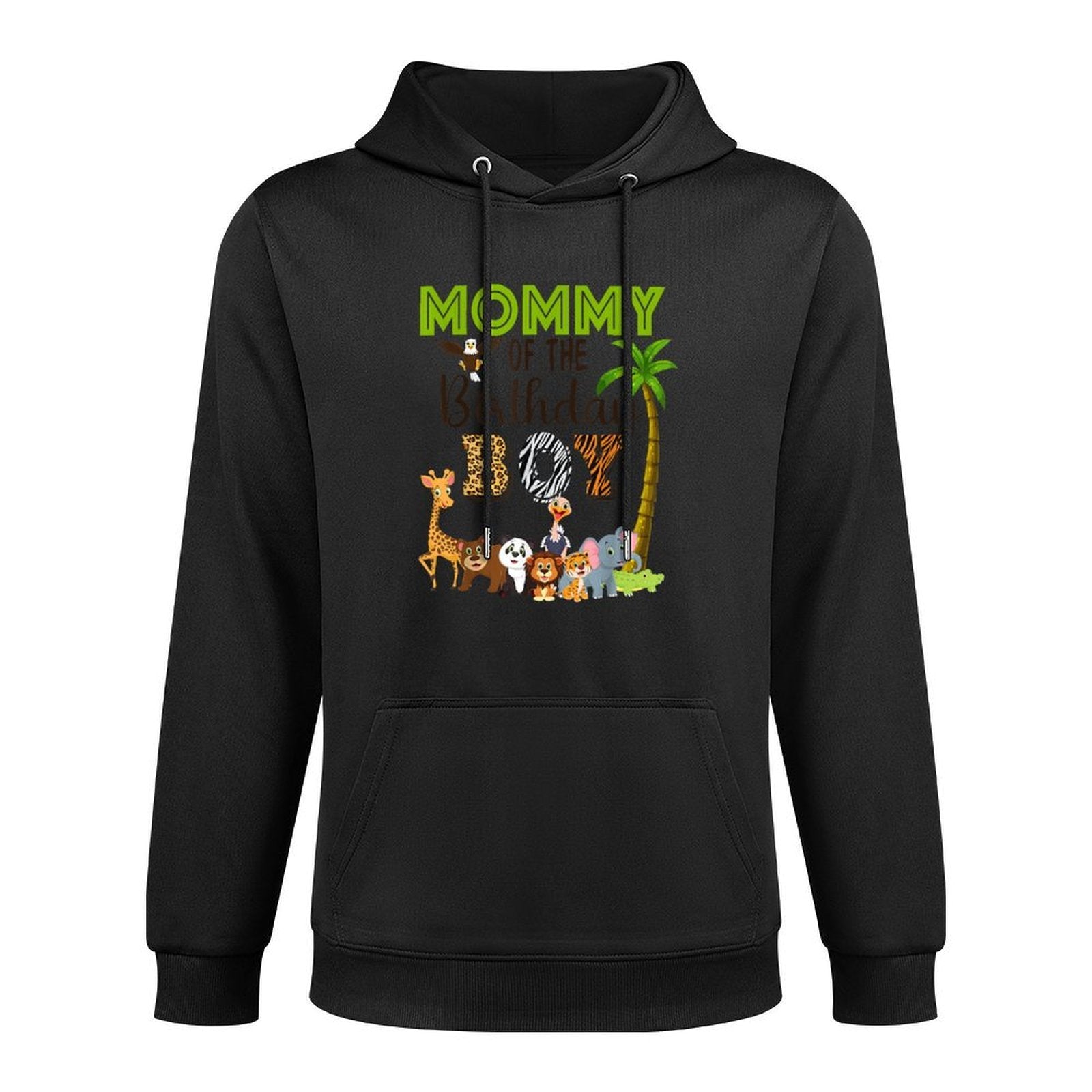 Mommy of The Birthday Boy Wild Zoo Theme Safari Party Casual Wear Hoodie