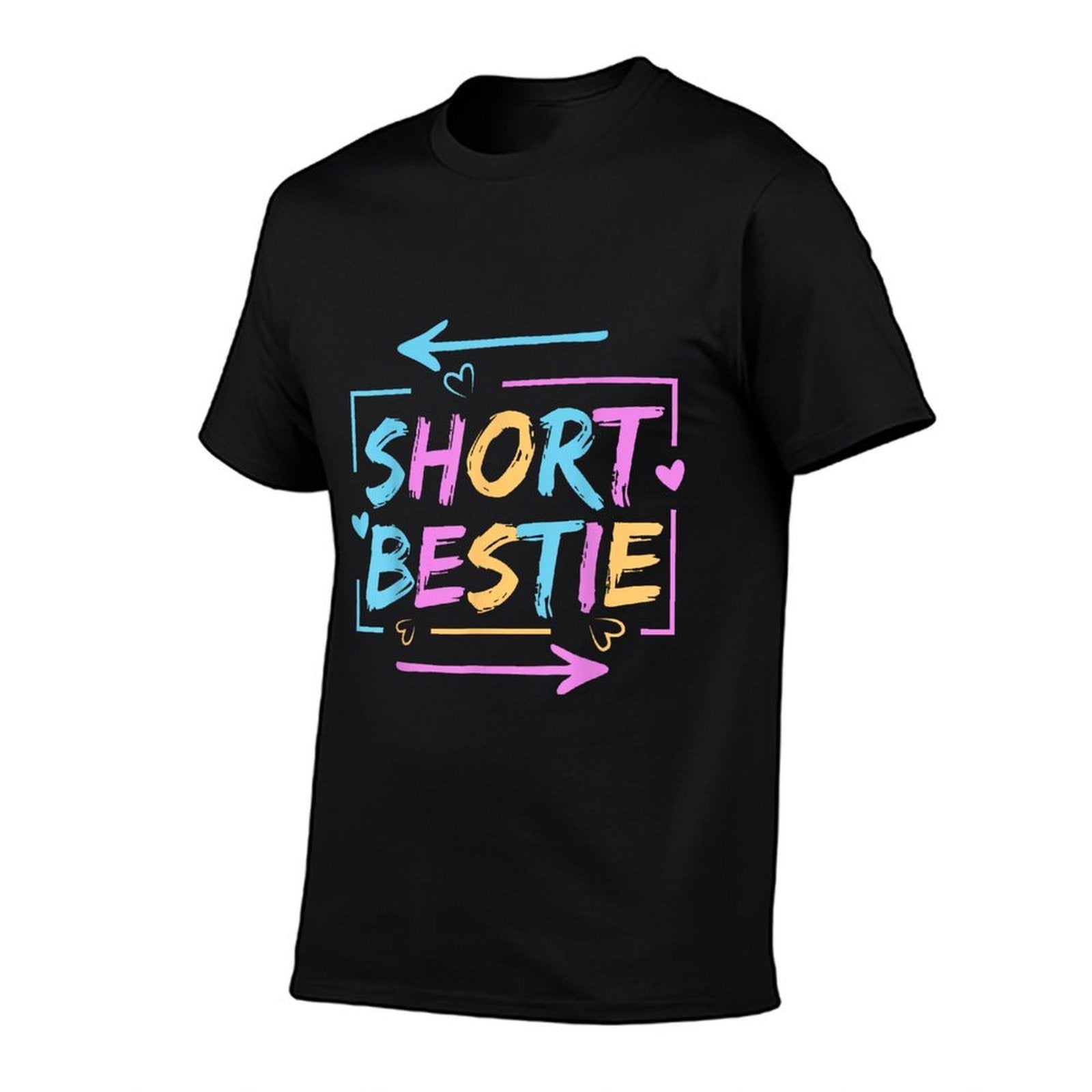 Best Friends Matching Tall Short Bestie Besties Matching BFF  Quick-drying T-Shirt