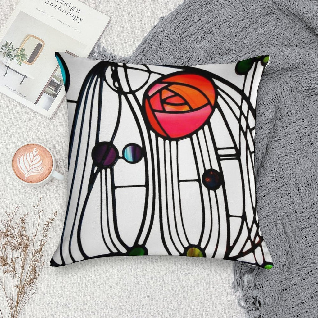 Charles Rennie Mackintosh - Window,No, 01. Soft Washable Throw Pillow