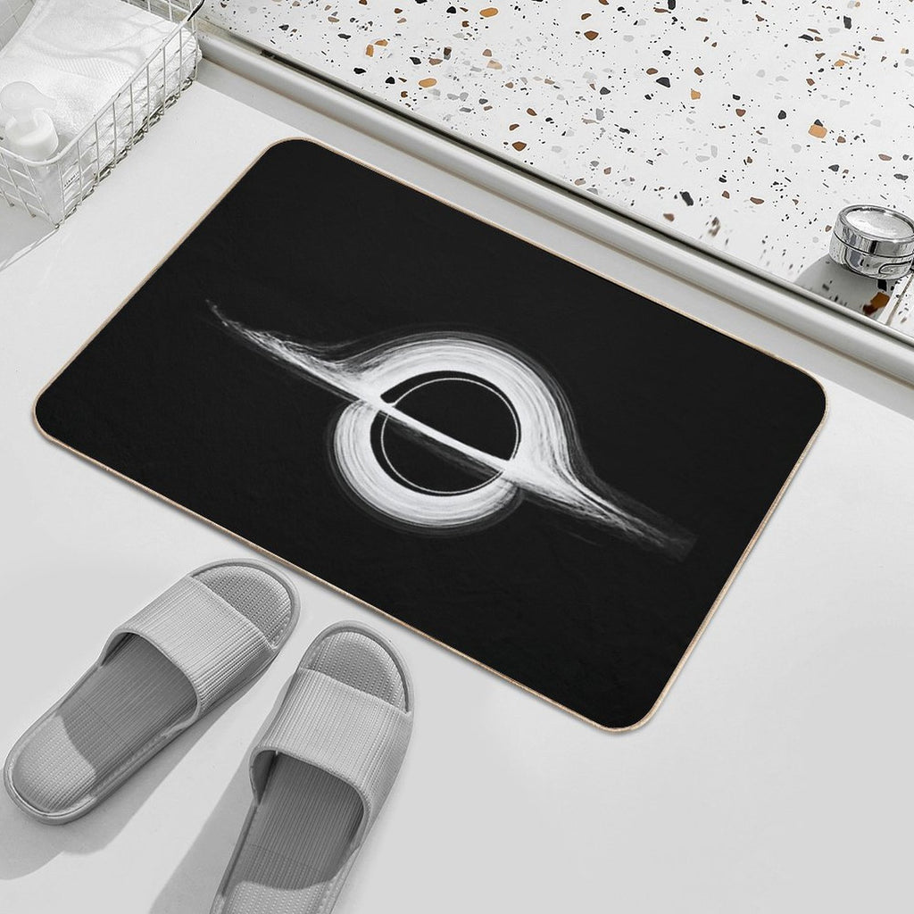 Interstellar Christopher Nolan Minimalist Vintage Movie Poster Mid-Century Alternative Art Print  Dirt-Trapping Bath Mat