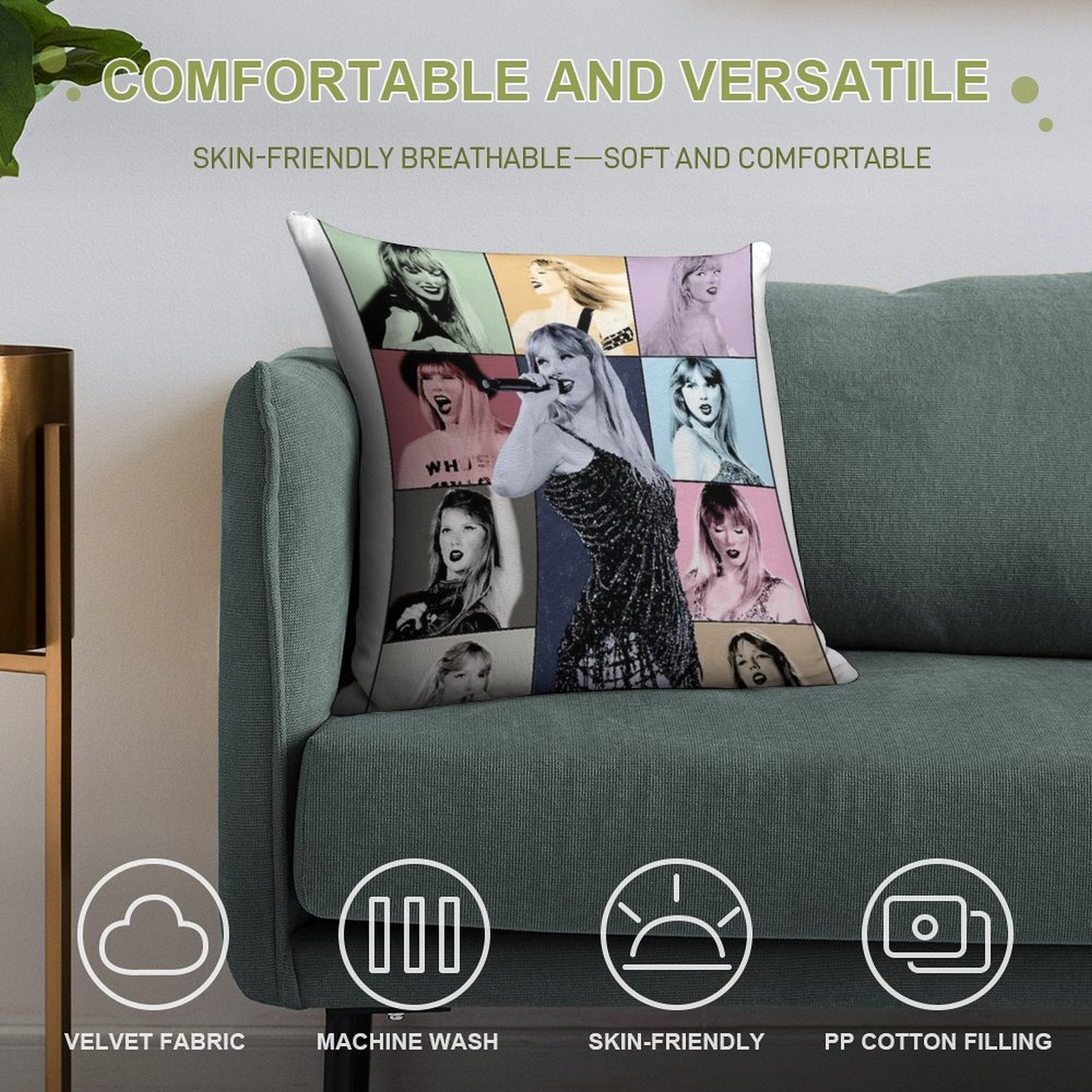 섹시한 Sweet Soft Multiple Sizes Throw Pillow