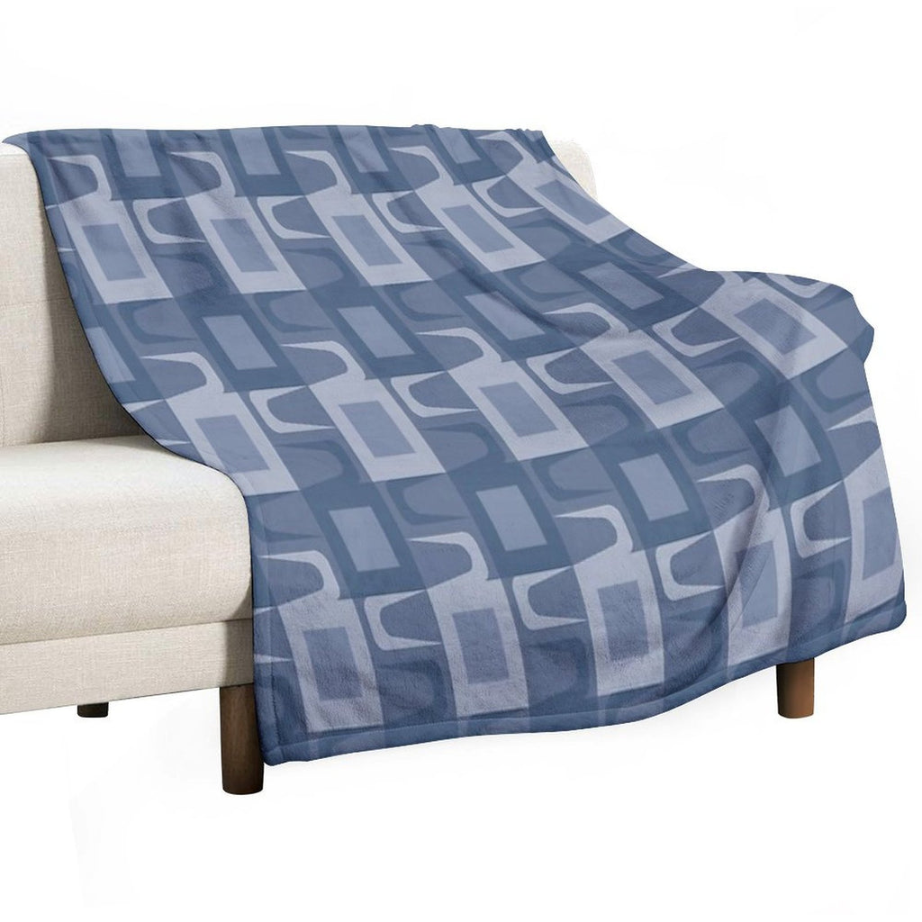 Mid Century Modern Pattern Premium Throw Blanket