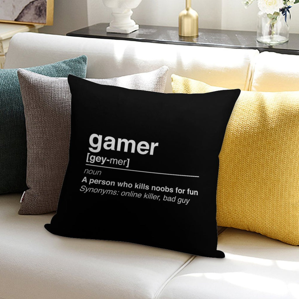 Gamer Definition Soft Ultra-Soft Texture Throw Pillow