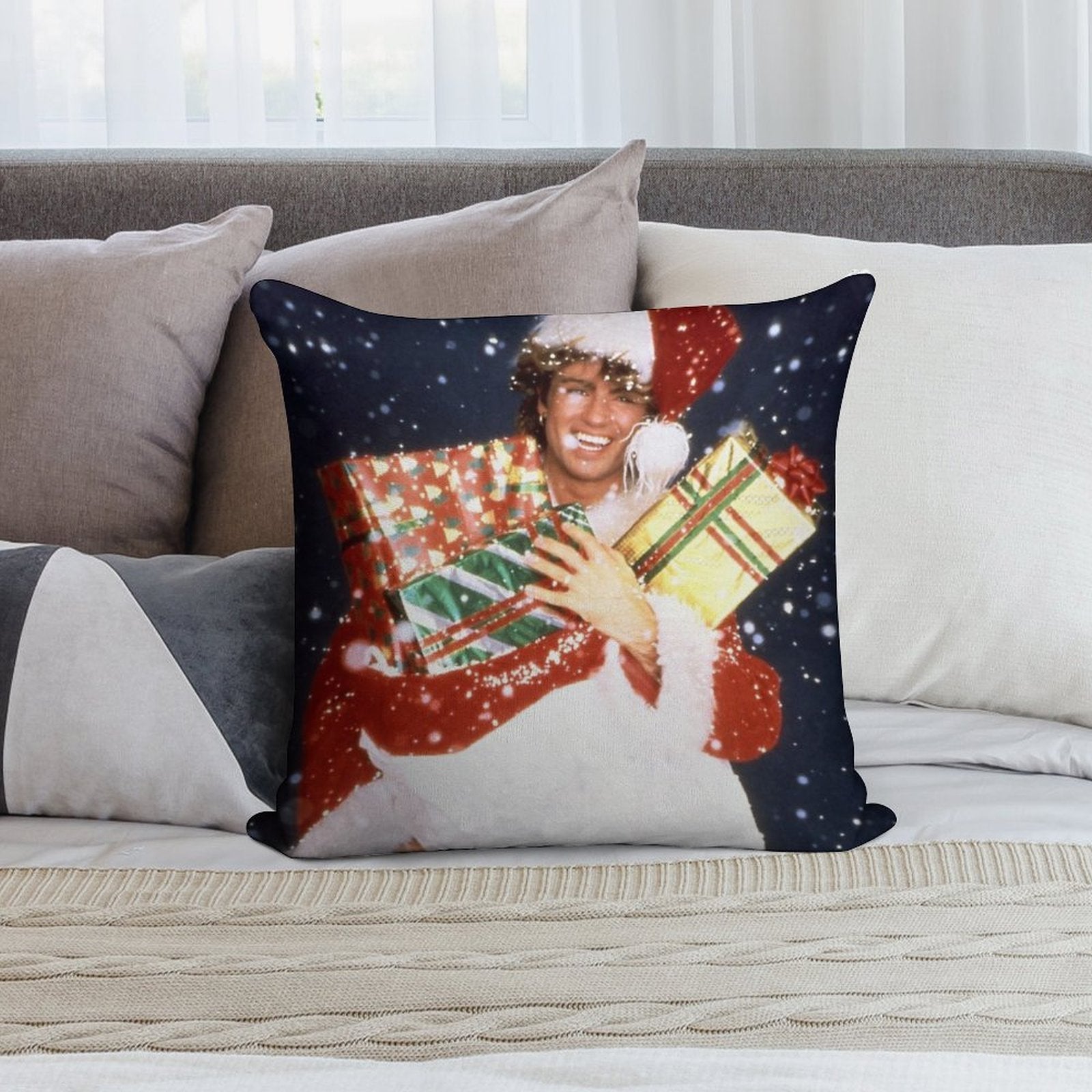 Last Christmas Soft Multiple Sizes Throw Pillow