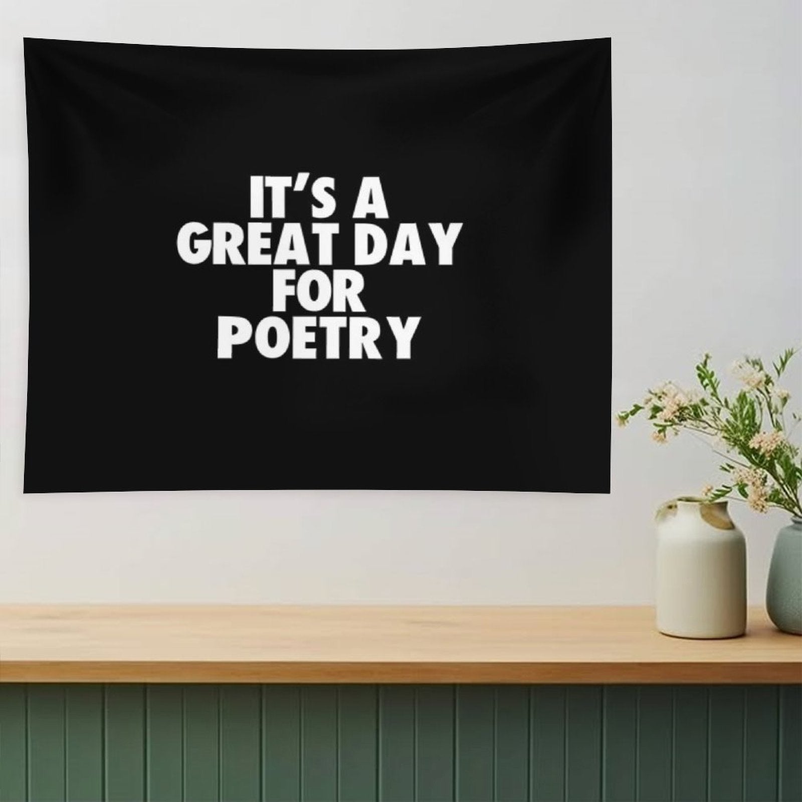 It's A Great Day for Poetry Tapestry
