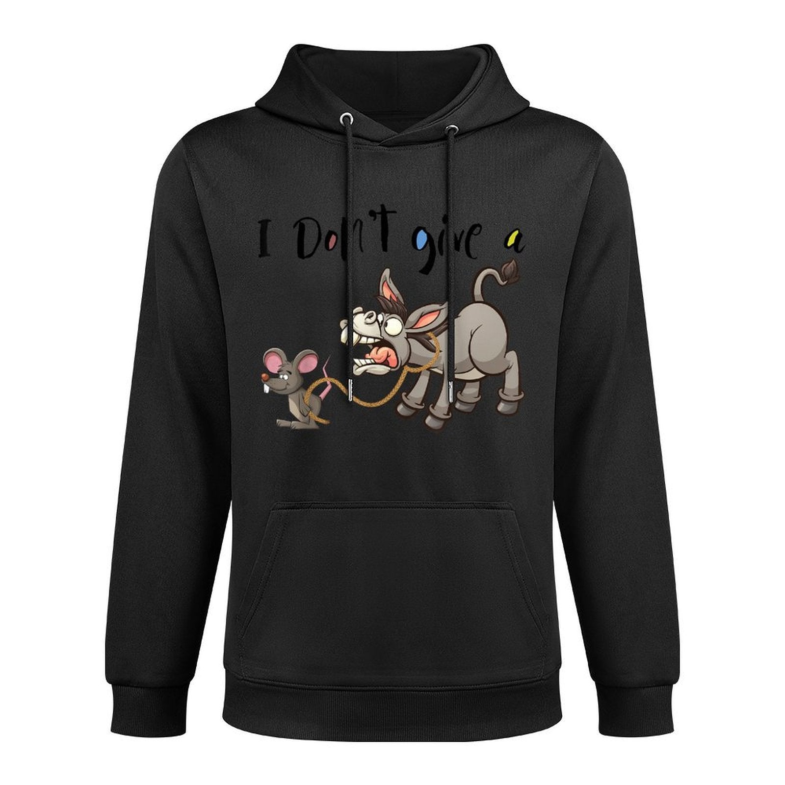 I Dont Give A Rats Ass Funny Joke Tshirt Moisture-Wicking Hoodie