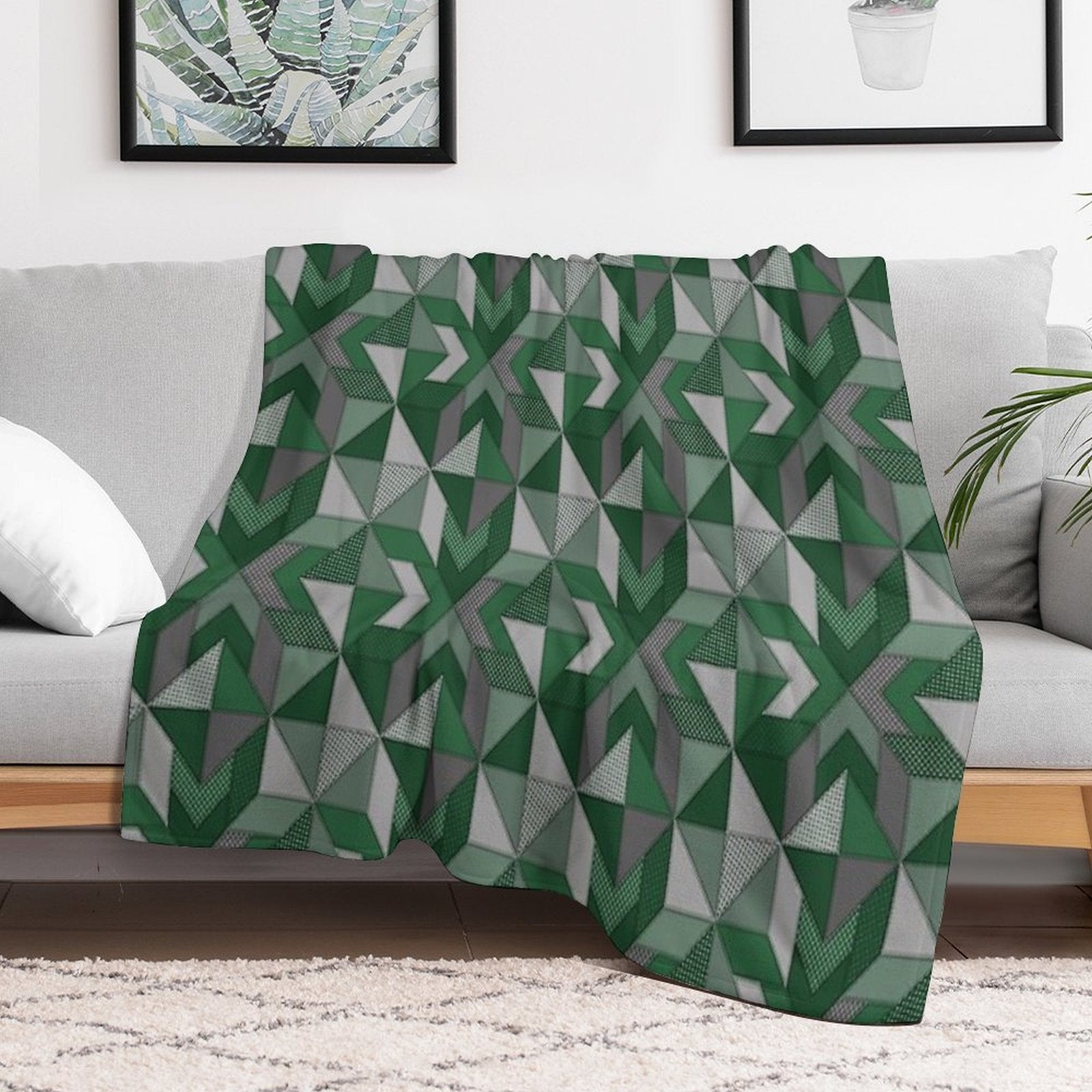 Salazar Quilt 1 Machine-washable Throw Blanket