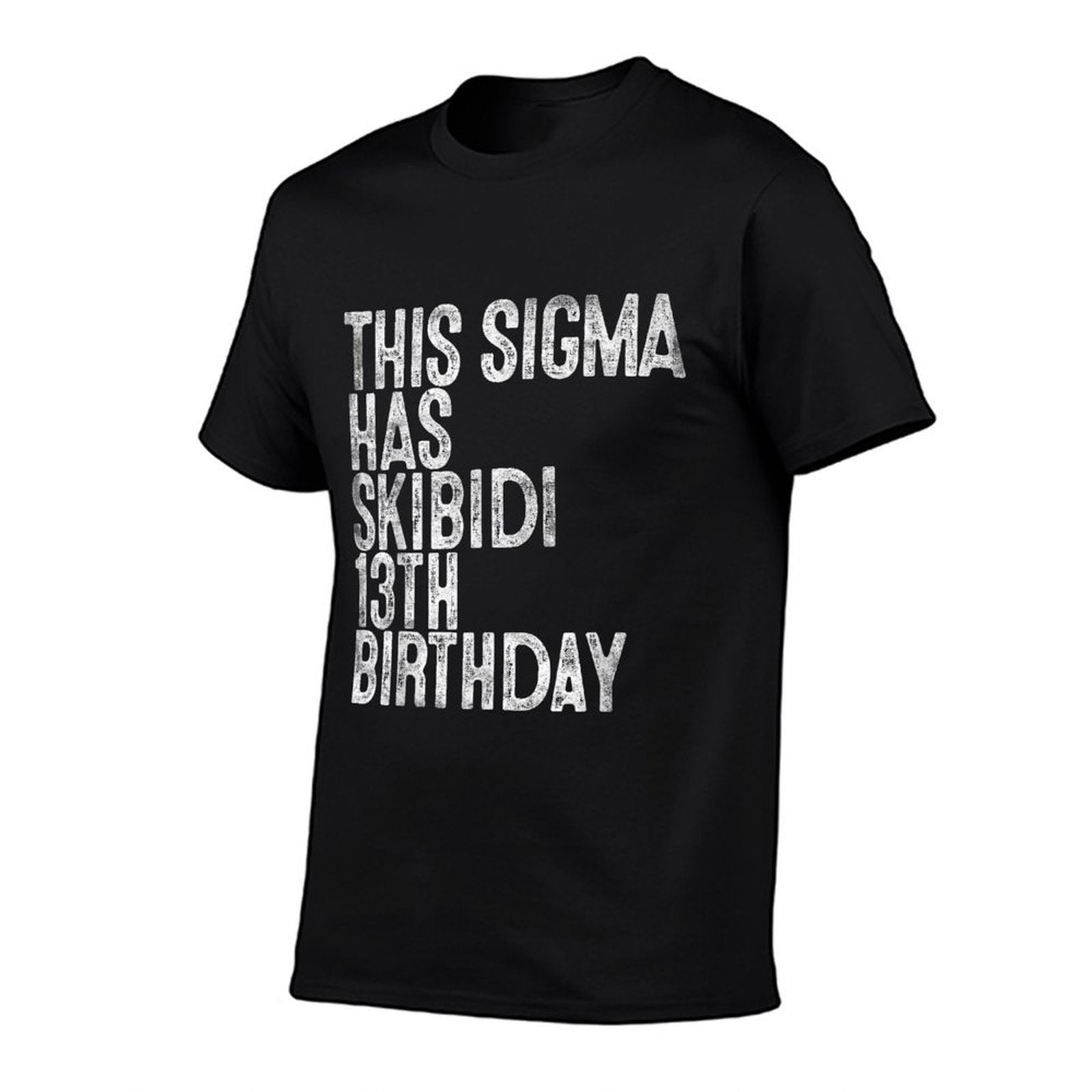 This Sigma Has Skibidi 13th Birthday Gifts 13 Years Old Boys  Wrinkle-resistant T-Shirt