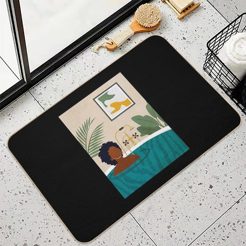 Bathtub Relaxation  Easy To Clean Bath Mat