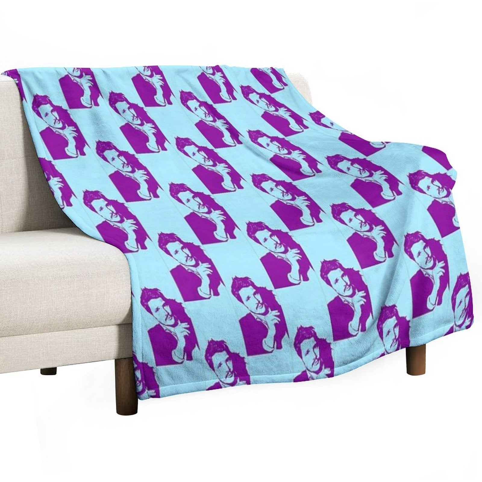 PEDRO PASCAL PURPLE Quick-dry Throw Blanket
