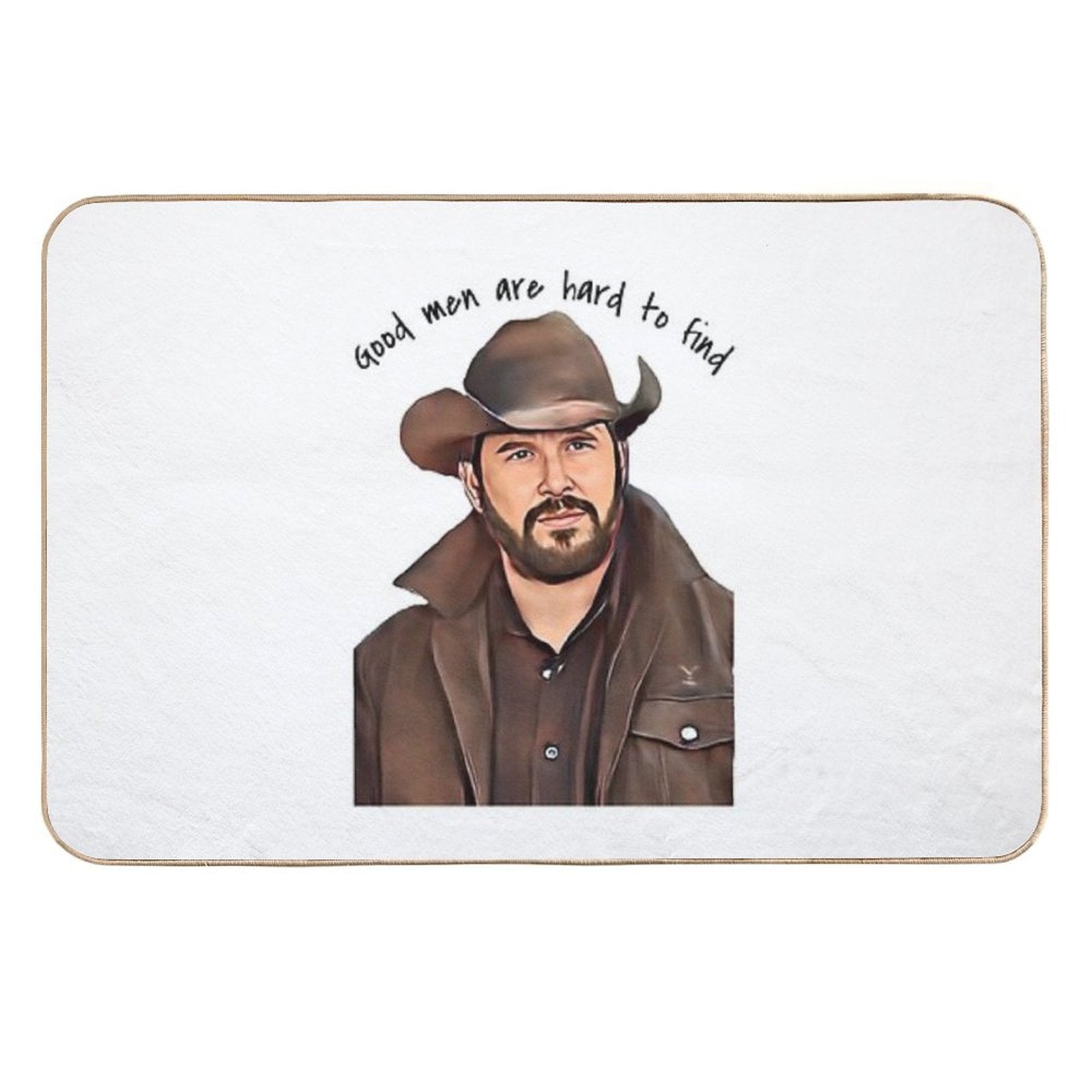 Good Men Are Hard to Find  Rapid-Drying Bath Mat