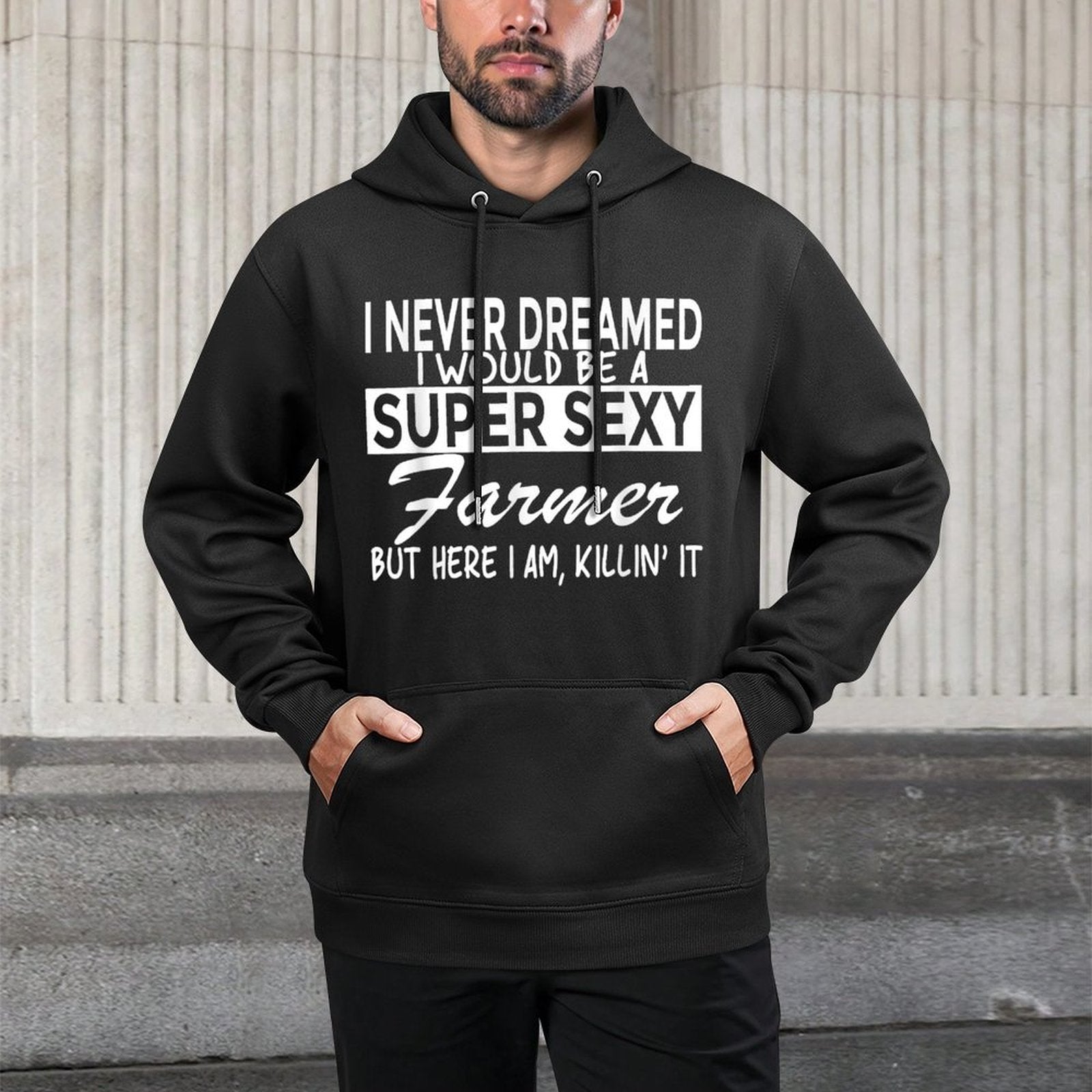 Super Sexy Farmer Funny Farm Pilling-Resistant Hoodie