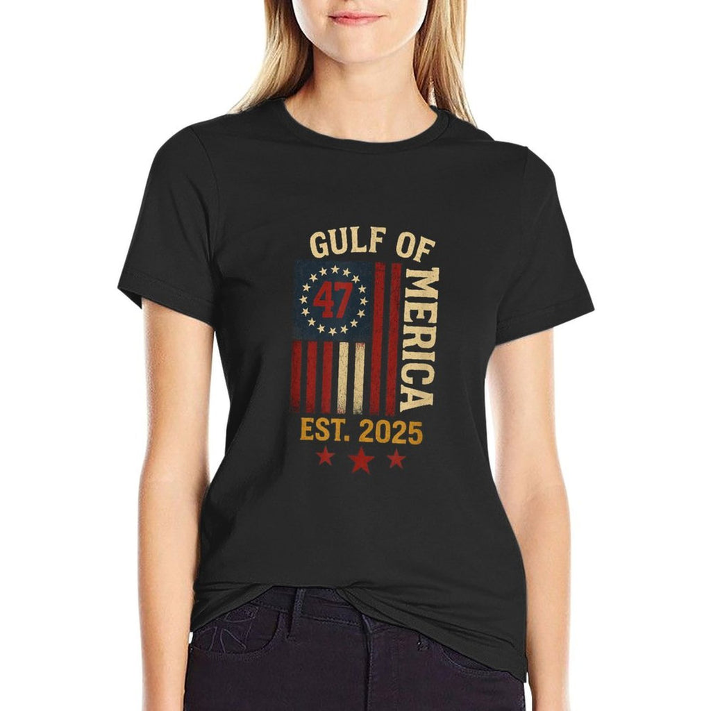 Gulf of 'Merica US Patriotic 2025  Quick-drying T-Shirt