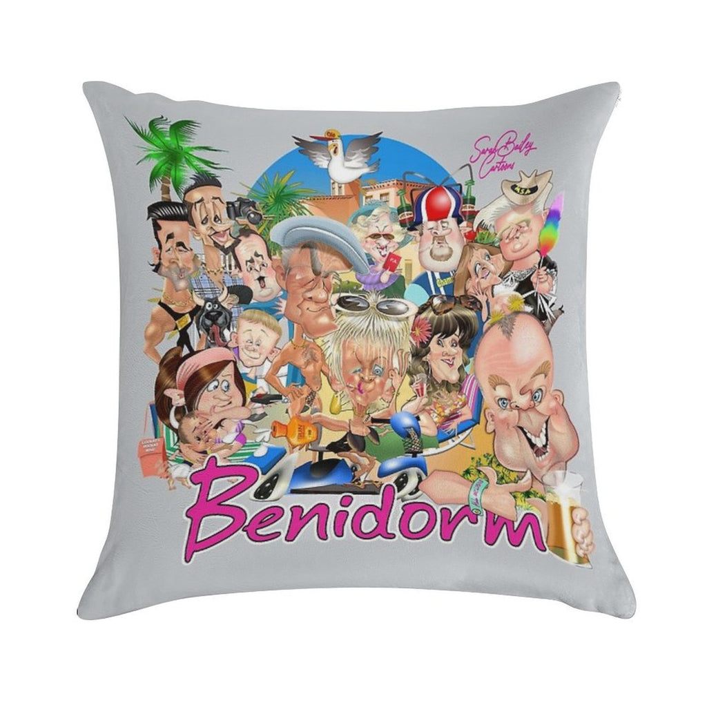 Benidorm! Soft Warmth Comfort Throw Pillow
