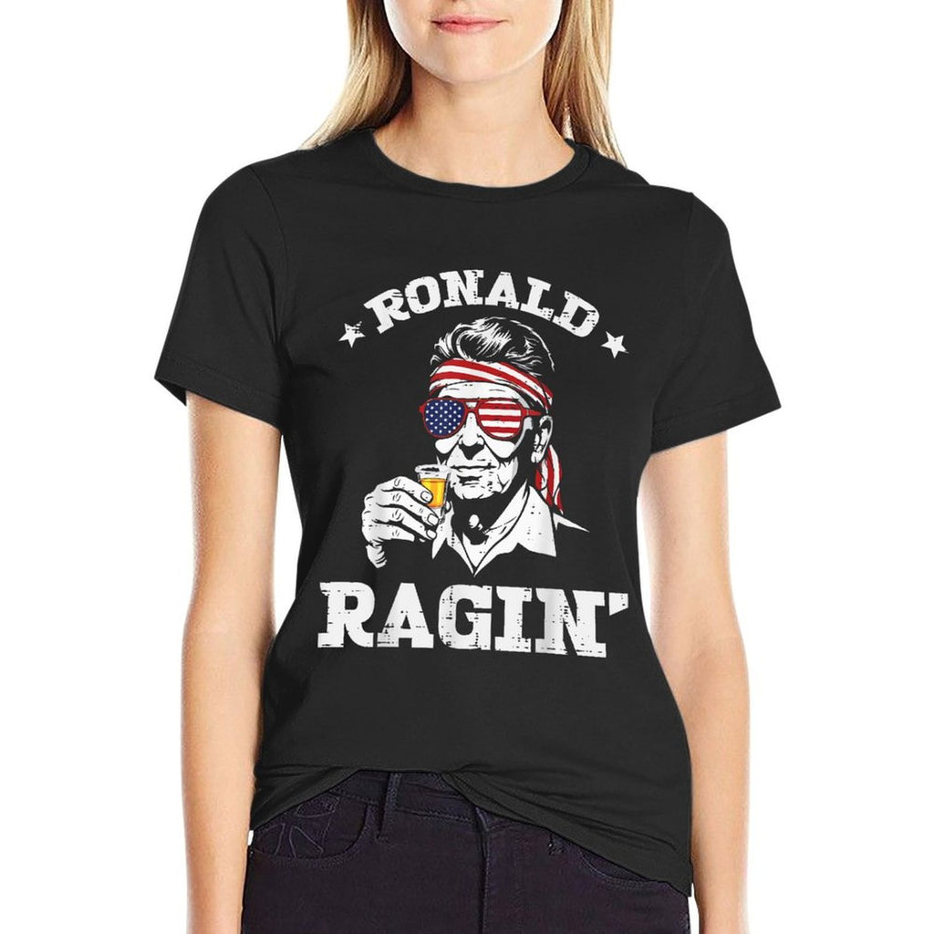 4th Of July Ronald Ragin Funny July Fourth Party Men Women Comfortable T-Shirt