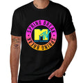 MTV Music Television Spring Break Circle Logo  Summer-ready Fabric T-Shirt